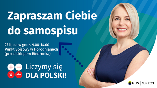 Punkt Spisowy w Horodnianach 27.07.2021 