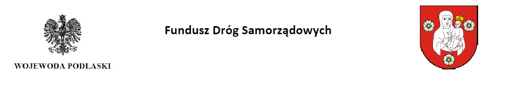 Logo Fundusz Dróg Lokalnych