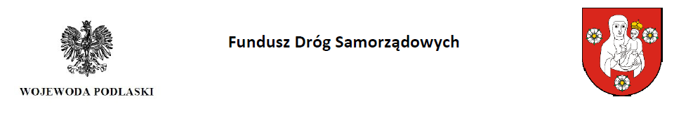 Logo Fundusz Dróg Samorządowych