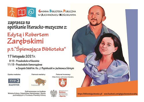 Śpiewająca Biblioteka - spotkanie literacko-muzyczne z Edytą i Robertem Zarębskimi